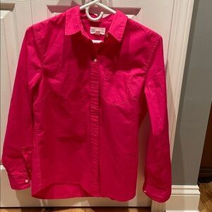 GAP Vibrant Pink Collared Shirt
